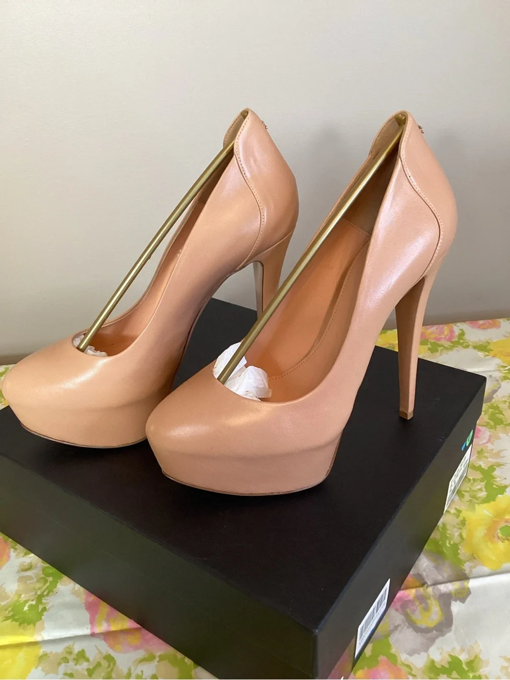 Elisabetta Franchi Nude Platform Stiletto Pump- Full Inclusion
